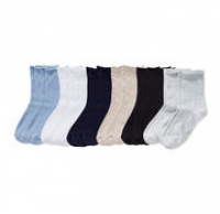 NKD  Damen-Kurzschaft-Socken mit Rollbündchen, 2er Pack