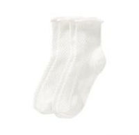 NKD  Damen-Kurzschaft-Socken mit Struktur-Muster, 2er Pack