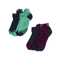 NKD  Damen-Sneaker-Socken mit Reflektionsdruck, 2er Pack