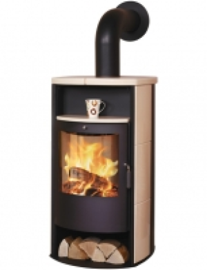 Kaminofen »Alero 3.2 creme«, Kachel, 6 kW, Vermiculite