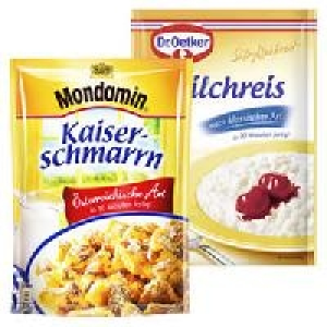 Dr. Oetker Süße Mahlzeit oder Mondamin Süße Gerichte 0.79 €