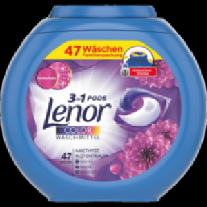 Rossmann Lenor 3in1 Pods Colorwaschmittel Amethyst Blütentraum, 47 WL