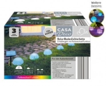 CASA Deco Solar-Bodenlichterkette 14.99 €