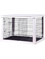 Hagebau  Hunde-Gitterbox »Gr. L«, BxLxH: 73x110x76 cm, weiß