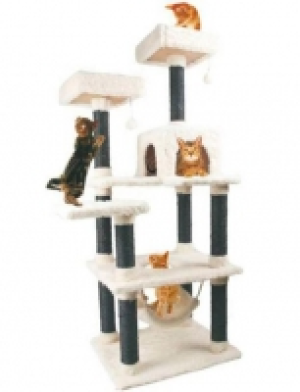 Kratzbaum »White Cat«, Gesamthöhe: 155 cm