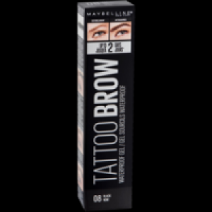 Rossmann Maybelline New York Tattoo Brow waterproof Gel 08 BLACK