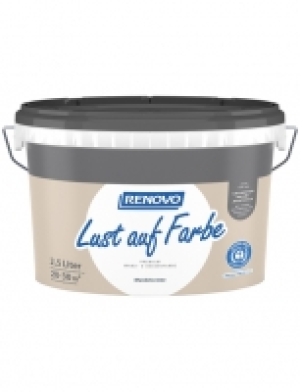 Wand- und Deckenfarbe »Lust auf Farbe«, Mandelcrème, 2,5 l