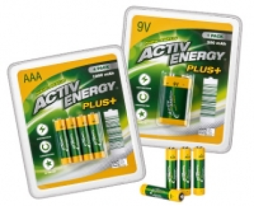 ACTIV ENERGY®NiMH-Hochleistungsakkus 2.99 €
