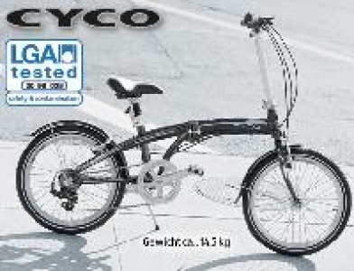 Cyco Alu Faltrad 51 cm 20 Zoll