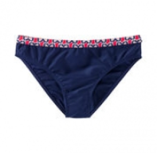Damen-Bikini-Slip mit gemustertem Bündchen 5.59 €