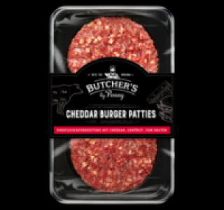 BUTCHERS Cheddar Burger Patties 1.99 €