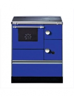Hagebau  Festbrennstoffherd »K 176«, Stahl blau, 5 kW, Dauerband, Herdplatte& B