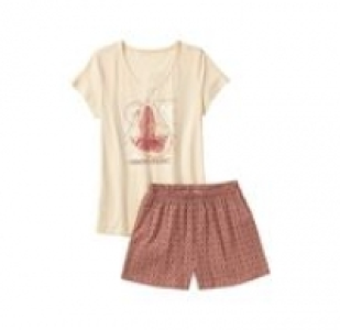 Damen-Shorty mit tollem Frontaufdruck, 2-teilig 6.99 €