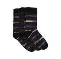 NKD  Damen-Socken mit modernem Ringelmuster, 3er Pack