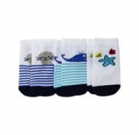 NKD  Baby-Jungen-Sneaker-Socken mit Meerestieren, 3er Pack