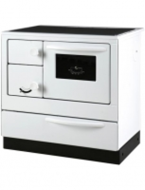 Festbrennstoffherd »ÖKONOM 85 d«, Stahl weiß, 7 kW, Kochfeld Stahlplat 849.99 €