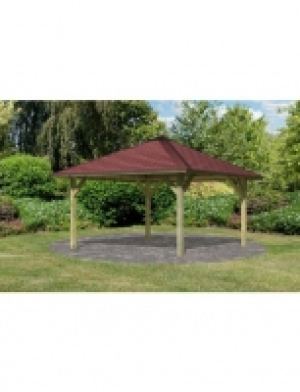 Hagebau  Sparset: Pavillon-Set »Holm 1«, BxT: 431x431 cm