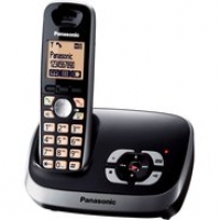 Euronics Panasonic KX-TG6521GB Schnurlostelefon mit Anrufbeantworter schwarz