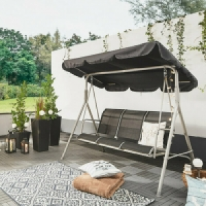 Gardiola Hollywoodschaukel - schwarz - 170 cm breit 139.99 €