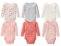 Lidl  LUPILU® PURE COLLECTION 2 Baby Mädchen Bodys