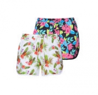 NKD  Damen-Shorts mit sommerlichem Muster