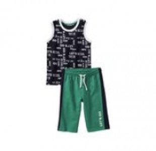 Jungen-Set mit coolen Schriftzügen, 2-teilig 5.99 €
