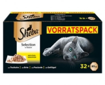 Sheba®/ Whiskas® Pouch Katzenfutter Vorratspack 10.79 €