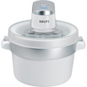 Euronics Krups Venise Eisbereiter chrom/weiß