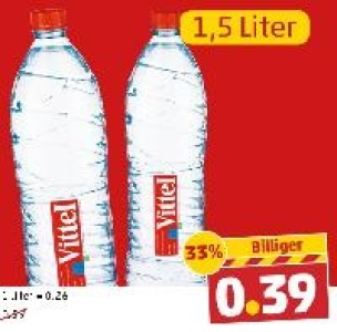 VITTEL Natürliches Mineralwasser 0.39 €