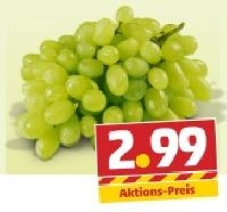 Helle, kernlose Tafeltrauben 2.99 €