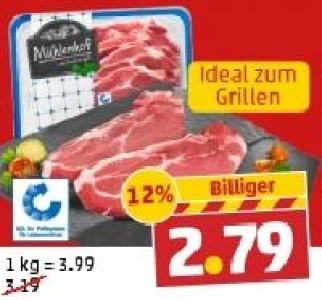 Frisches Schweine-Nackenkotelett 2.79 €