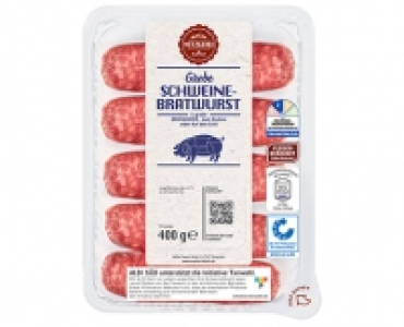 MEINE METZGEREI Grobe Schweine-Bratwurst 1.49 €