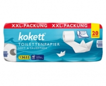 kokett® XXL-Toilettenpapier, 3 lagig 4.99 €