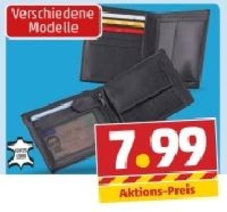 Leder-Geldbörse