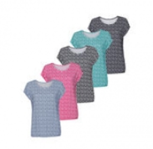 Damen-T-Shirt mit überschnittener Schulter 7.99 €