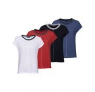 Damen-T-Shirt mit Glitzerband 7.99 €