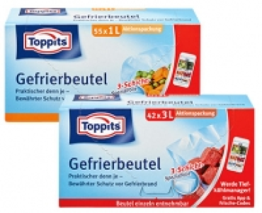 Toppits® Gefrierbeutel