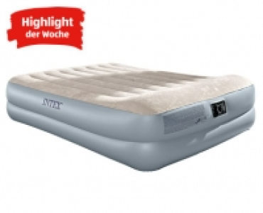 INTEX® Luftbett mit eingebauter Pumpe