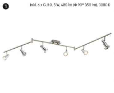 casalux LED-Deckenschiene 29.99 €