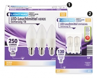 Aldi Süd  LIGHTWAY® LED-Leuchtmittel, nicht dimmbar, 2er-/3er-Set