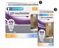 Aldi Süd  LIGHTWAY® LED-Glasserie, nicht dimmbar, 1er-/2er-Set