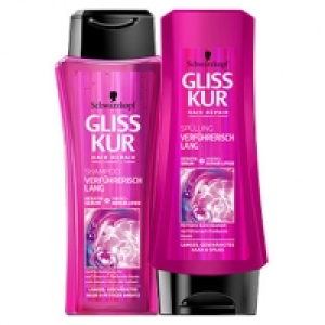 Gliss Kur Shampoo oder Spülung versch. Sorten jede 250/200-ml-Flasche 6.40 €