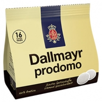 Real  Dallmayr Prodomo- oder Crema d´Oro Kaffeepads versch. Sorten, jede 16e