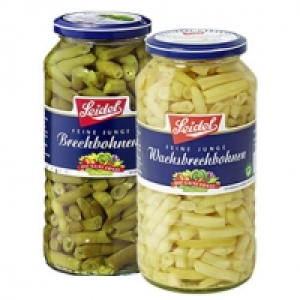 Seidel Wachsbrechbohnen und weitere Sorten, jedes 720-ml-Glas/370 g Ab 1,000.00 €