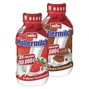 Müllermilch versch. Sorten, jede 400-ml-Flasche 1.48 €