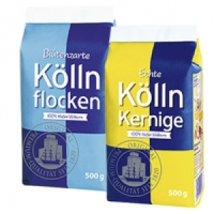 Blütenzarte Köllnflocken oder Echte Kölln Kernige 100% Hafer-Vollkorn  1,000.00 €