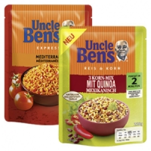 Uncle Bens 2 Minuten Express Reis versch. Sorten, jeder 220/250-g-Beu 100.00 €