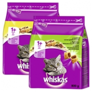 Whiskas Katzen-Trockennahrung versch. Sorten, jede 800-g-Packung 1,000.00&nbsp;&euro;