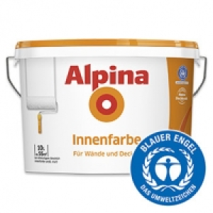 Alpina Innenfarbe 10 Liter, hochdeckend, Reichweite: ca. 55 m² 1.80 €