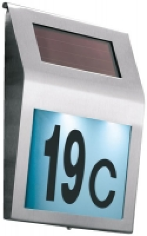 Ideenwelt Solar-LED-Hausnummernbeleuchtung